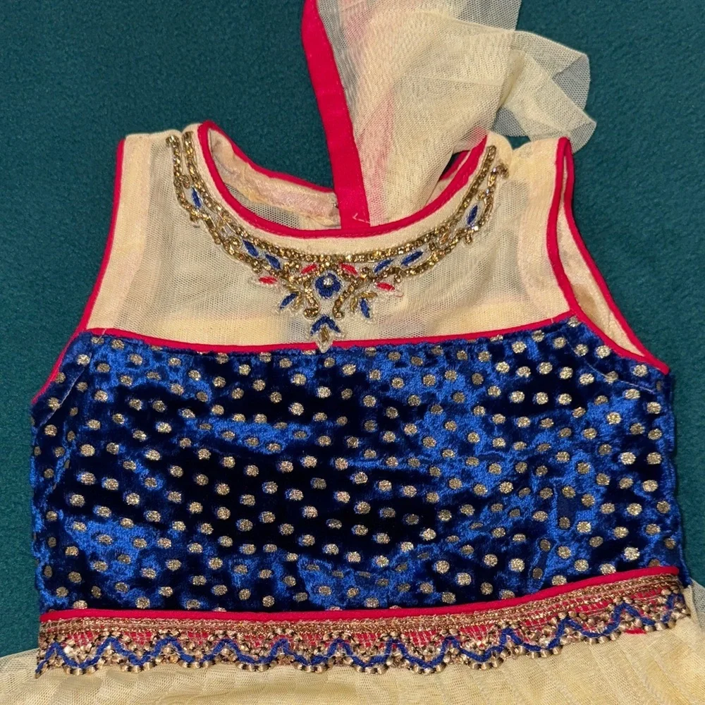 Indian Party Wear Embroidered Handmade Panjabi Suits for Infants
